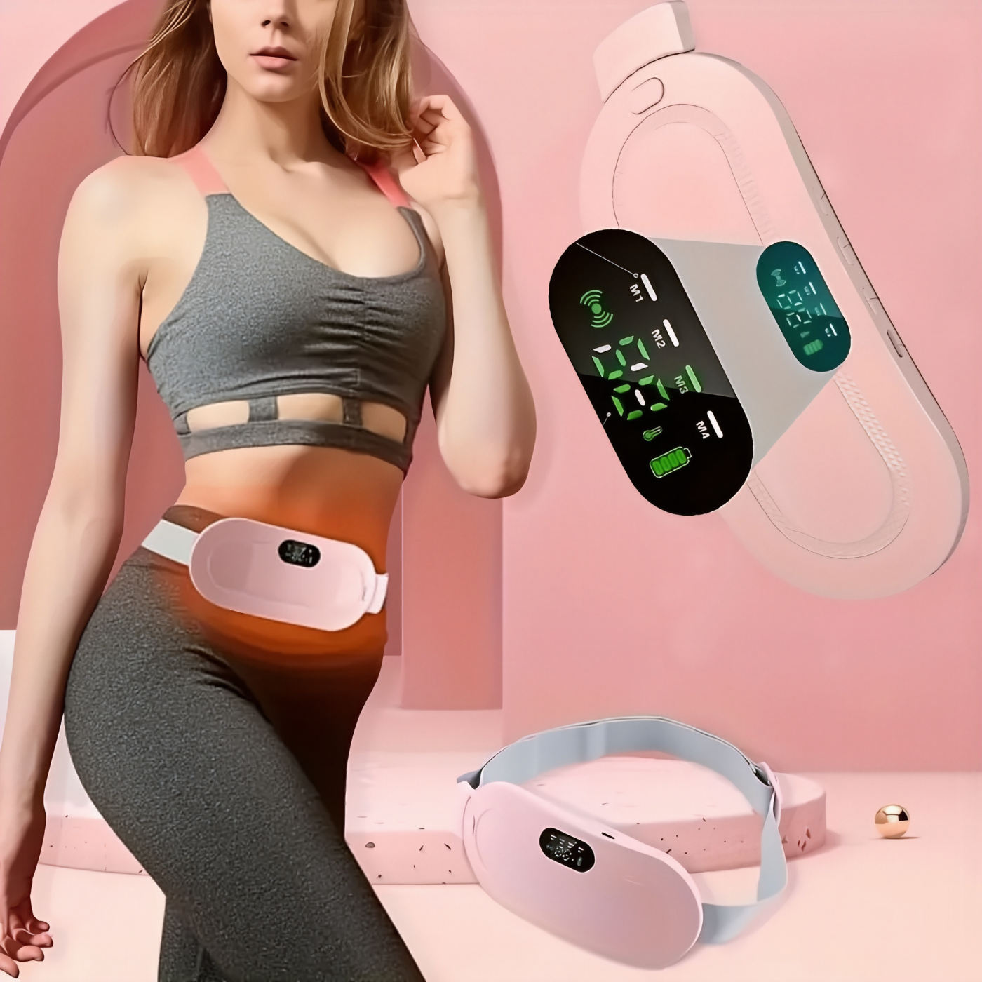 Period Cramp Relief Heating Belt